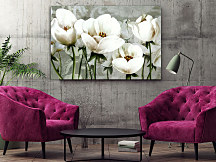 Kvetinový obraz 3d ilustrácia